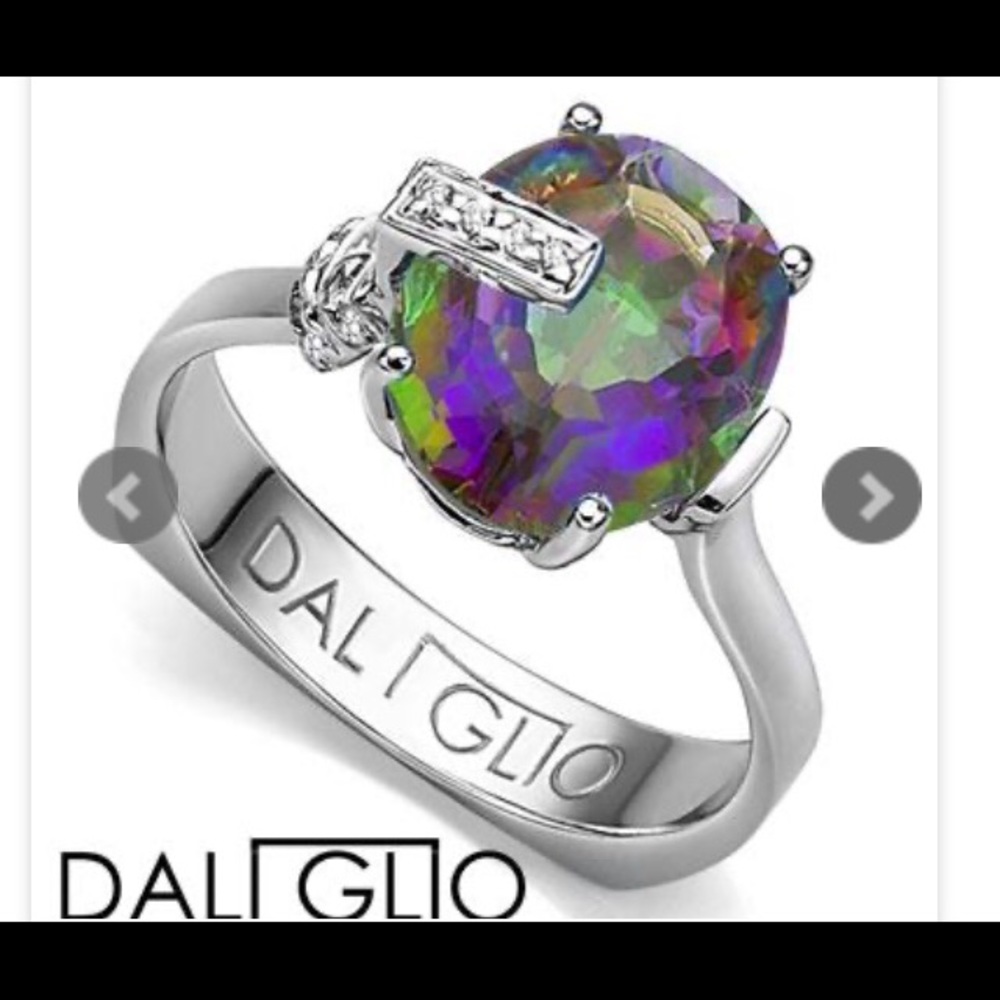 NEW Daliglio mystic topaz ring